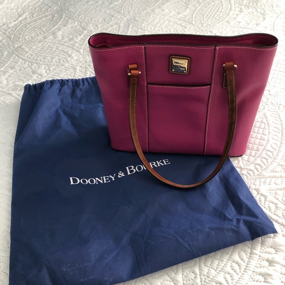 Small pink/brown Lexington Dooney & Bourke Tote bag - Picture 3 of 7